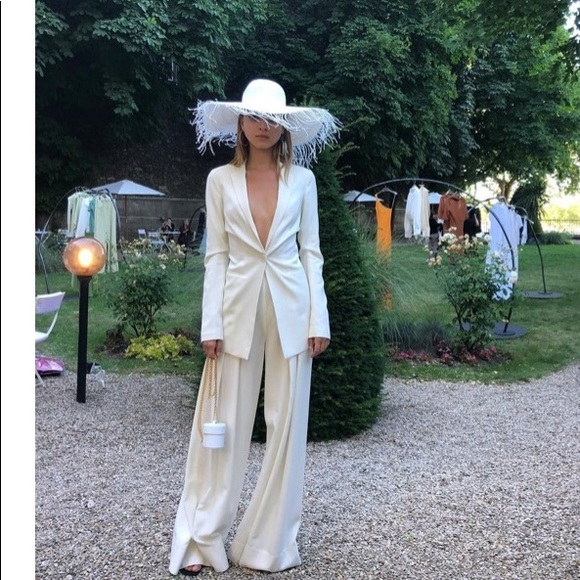 Jacquemus Jackets & Blazers - Jacquemus La Riviera Off White Linen Blazer size36